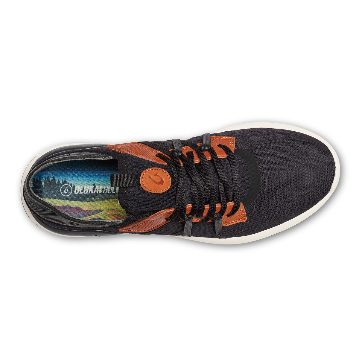 OluKai Discount | Manele Men’s Breathable Golf Shoes - Black / Dark Shadow