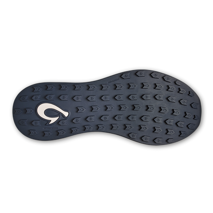 OluKai Hot Sale | Manele Men’s Breathable Golf Shoes - Bright White / Mood Indigo