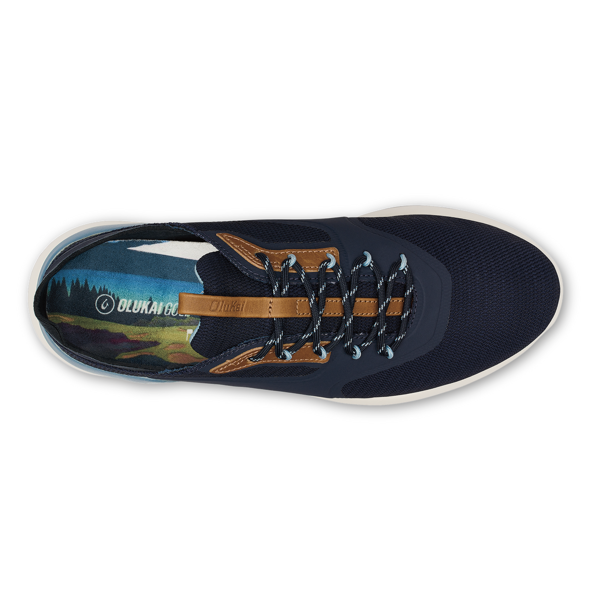 OluKai Trusted | OluKai Kā‘anapali Men’s Golf Shoe - Trench Blue / Sea Ice