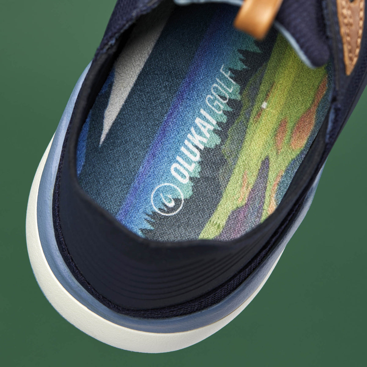 OluKai Trusted | OluKai Kā‘anapali Men’s Golf Shoe - Trench Blue / Sea Ice
