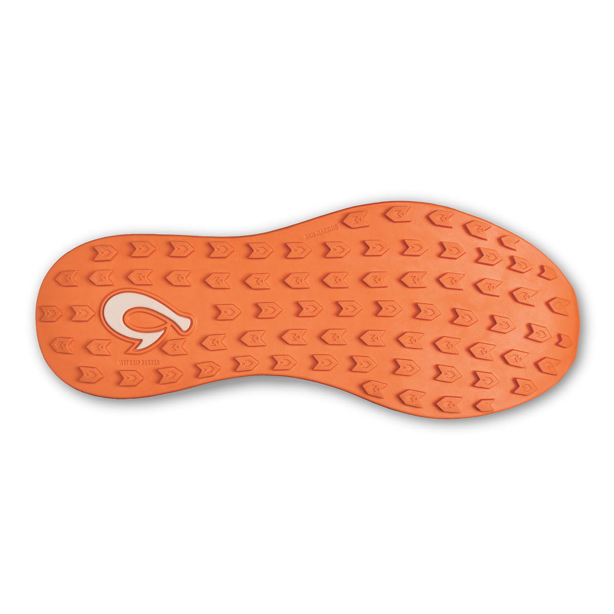 OluKai Trending | Manele Men’s Breathable Golf Shoes - Pale Moss / Molten Orange