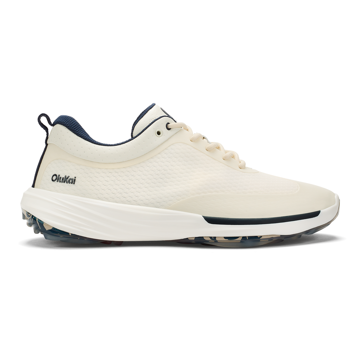 OluKai Best Seller | Mākena Men’s Waterproof Golf Shoes - White Sand