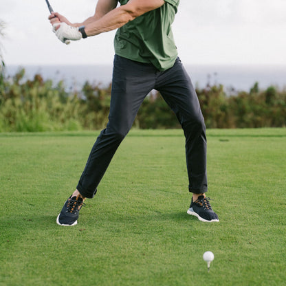 OluKai Classic | OluKai Kā‘anapali Men’s Golf Shoe - Pavement / Vintage Blue