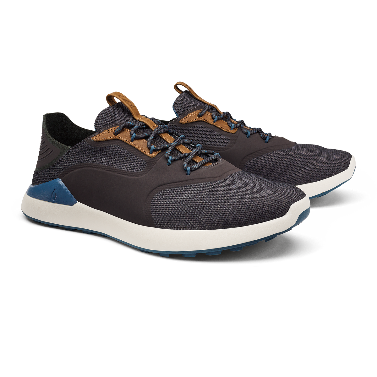 OluKai Classic | OluKai Kā‘anapali Men’s Golf Shoe - Pavement / Vintage Blue