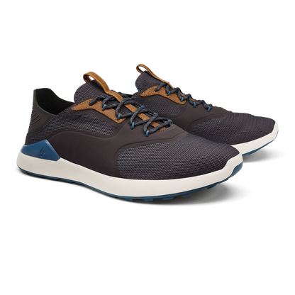 OluKai Classic | OluKai Kā‘anapali Men’s Golf Shoe - Pavement / Vintage Blue