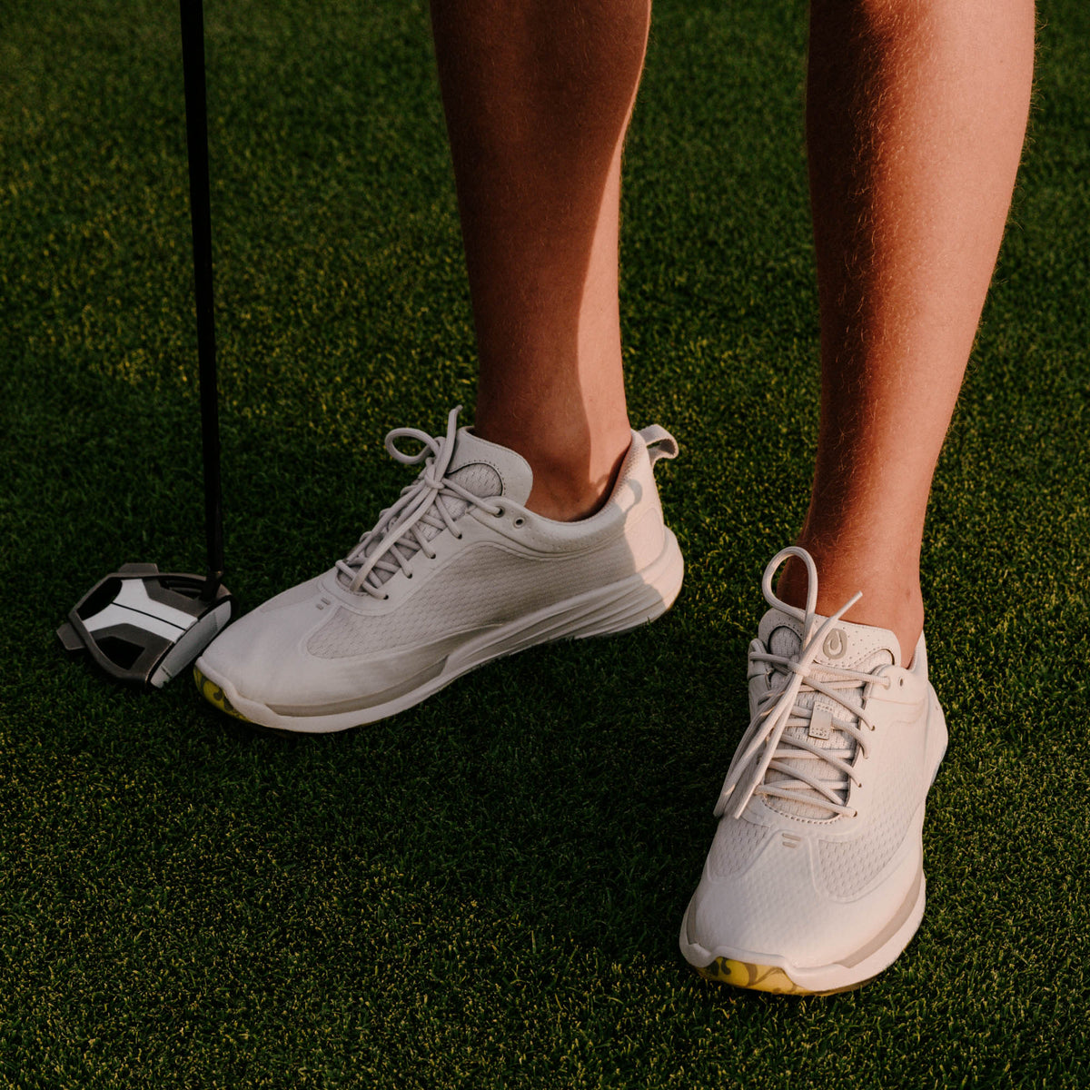 OluKai Customer Favorite | Mākena Men’s Waterproof Golf Shoes - Sterling