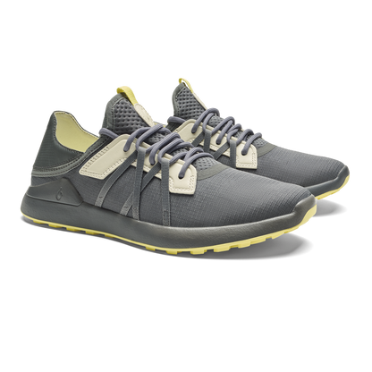 OluKai Smart Buy | Manele Men’s Breathable Golf Shoes - Rock / Flower
