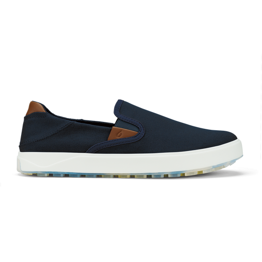 OluKai Exclusive | Wai‘alae Slip On Men’s Golf Shoes - Trench Blue