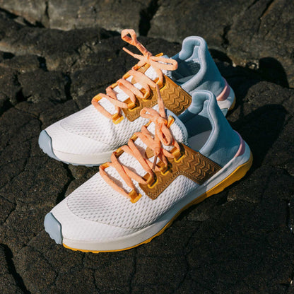 OluKai Latest | Wailuku Women’s Athletic Shoes - Bright White / Sea Ice