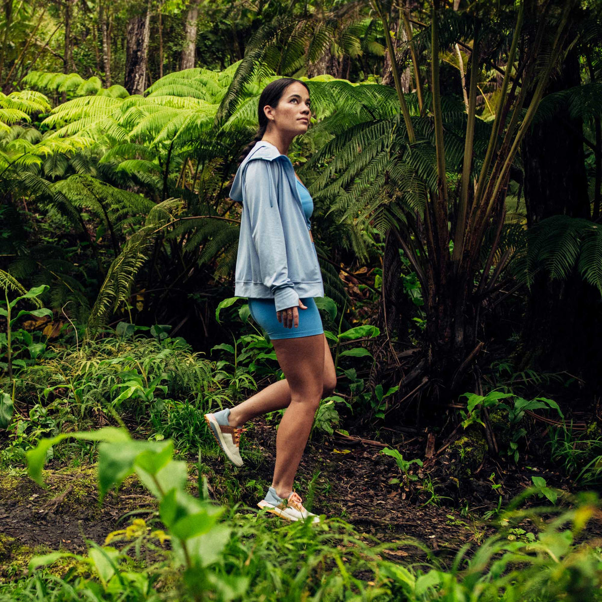 OluKai Latest | Wailuku Women’s Athletic Shoes - Bright White / Sea Ice