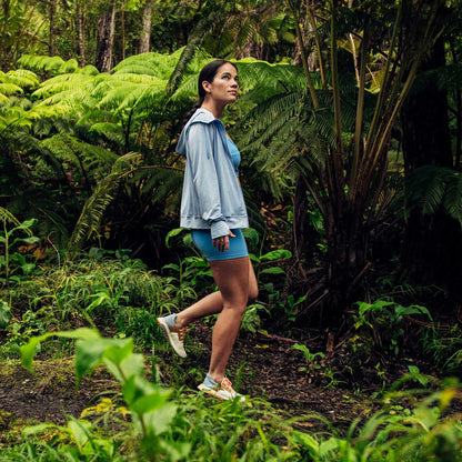 OluKai Latest | Wailuku Women’s Athletic Shoes - Bright White / Sea Ice