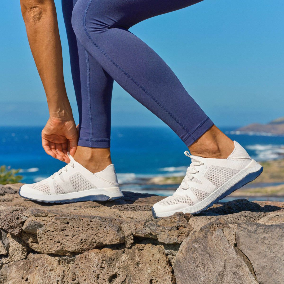 OluKai Deals | Huia Women’s Athleisure Shoes - White