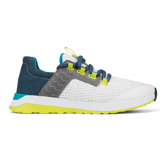 OluKai Trending | Wailuku Women’s Athletic Shoes - Bright White / Lagoon