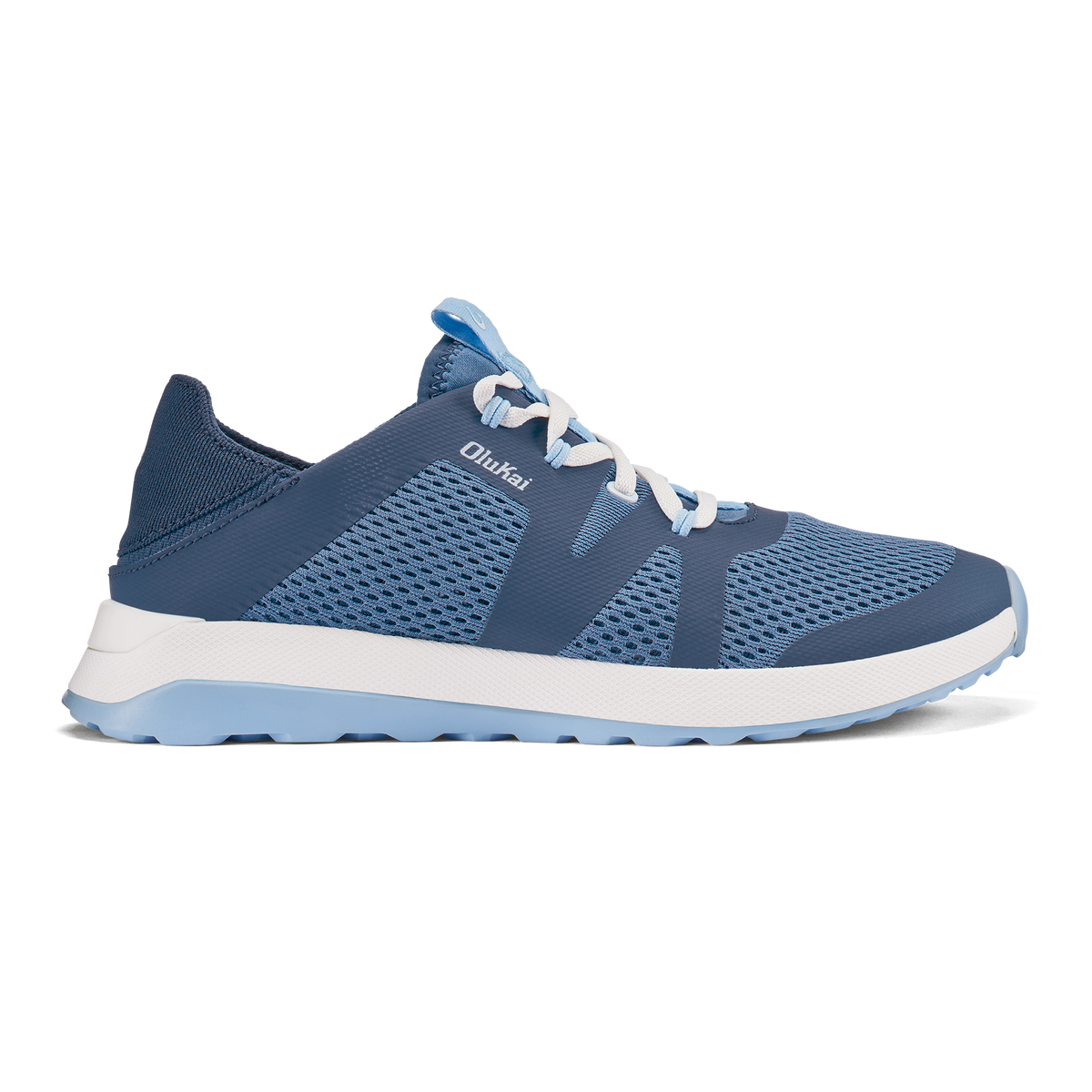 OluKai Popular | Huia Women’s Athleisure Shoes - Vintage Blue / Sea Ice