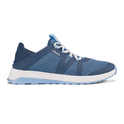 OluKai Popular | Huia Women’s Athleisure Shoes - Vintage Blue / Sea Ice