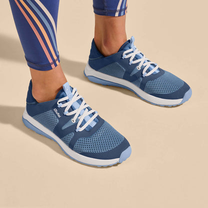 OluKai Popular | Huia Women’s Athleisure Shoes - Vintage Blue / Sea Ice