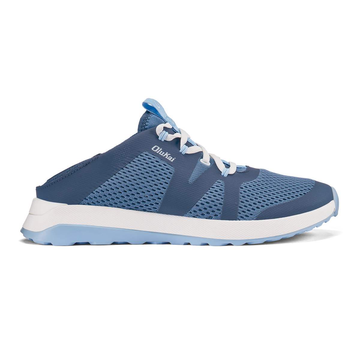 OluKai Popular | Huia Women’s Athleisure Shoes - Vintage Blue / Sea Ice