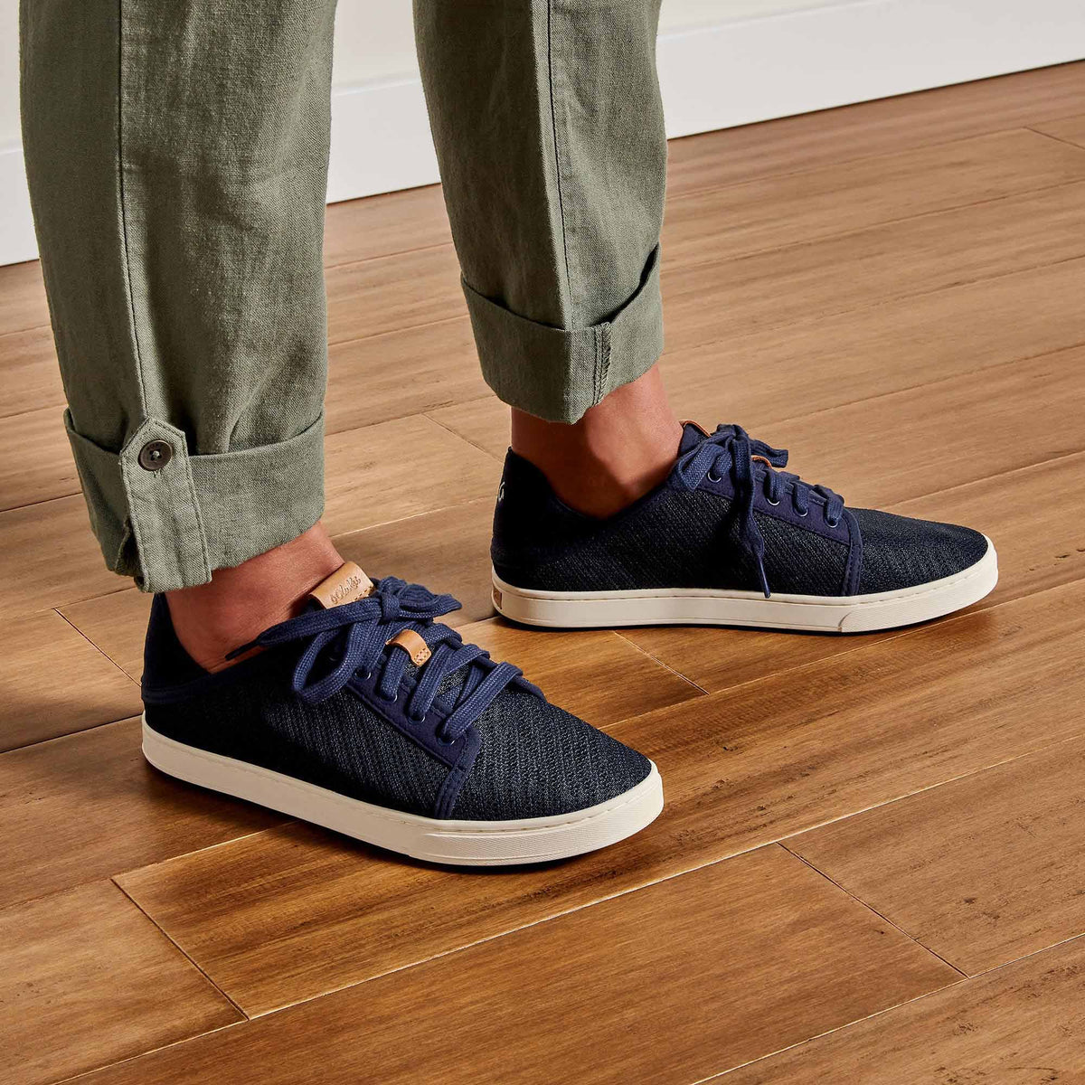 OluKai Latest | Pehuea Lī Women's Sneakers - Trench Blue
