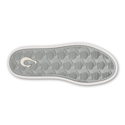 OluKai Deals | Pehuea Lī ‘Ili Women's Leather Sneakers - Ash