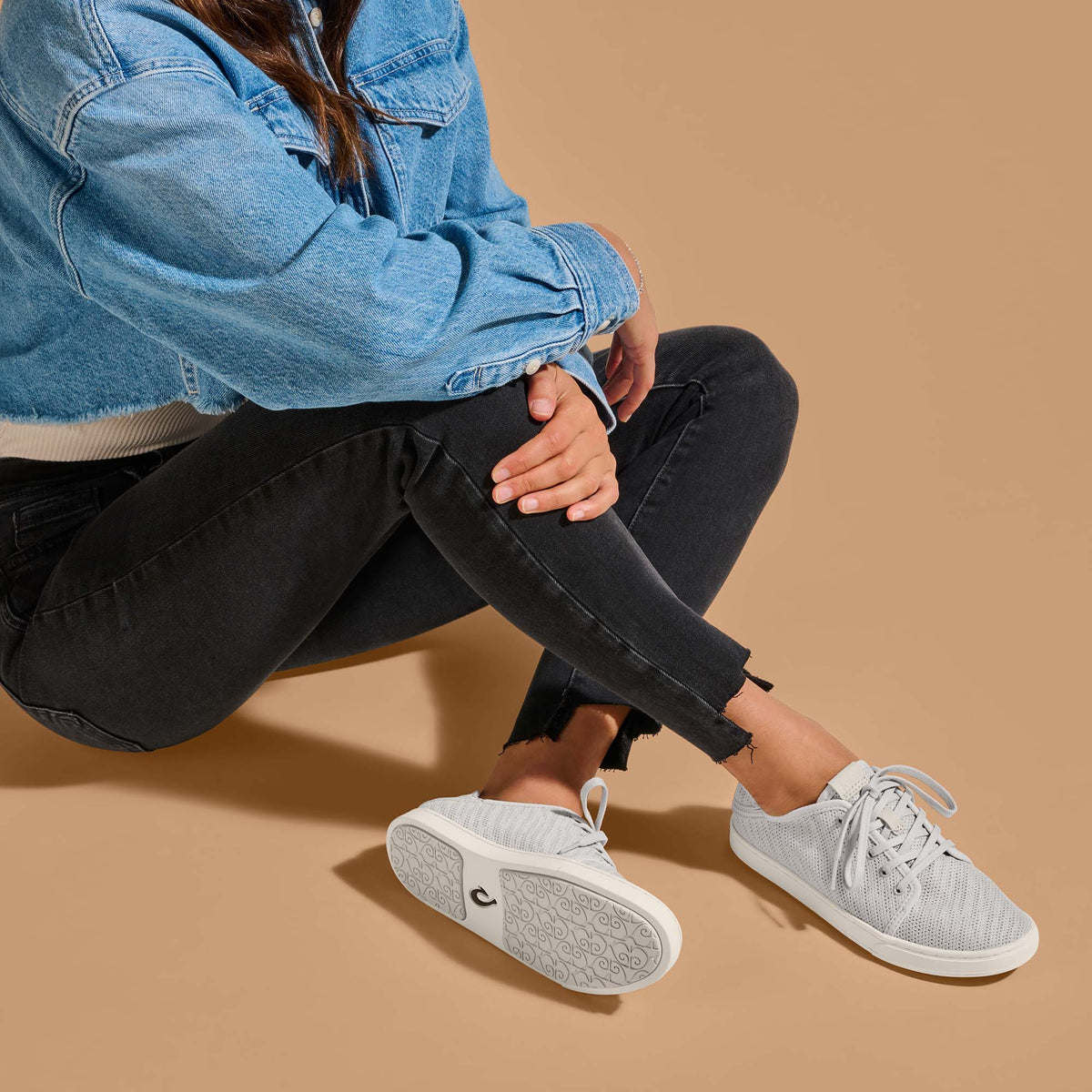 OluKai New | OluKai Pehuea Lī Women's Sneakers - Mist Grey