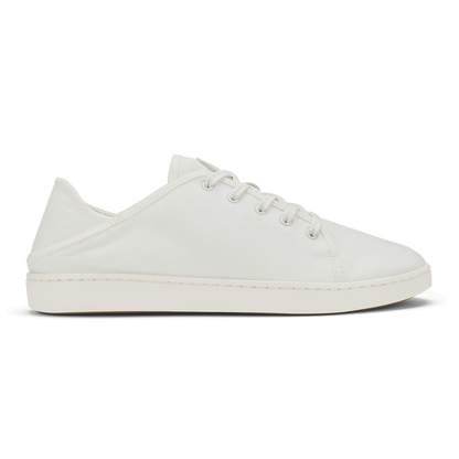 OluKai Latest | OluKai Pehuea Lī Canvas Women's Sneakers - Bright White
