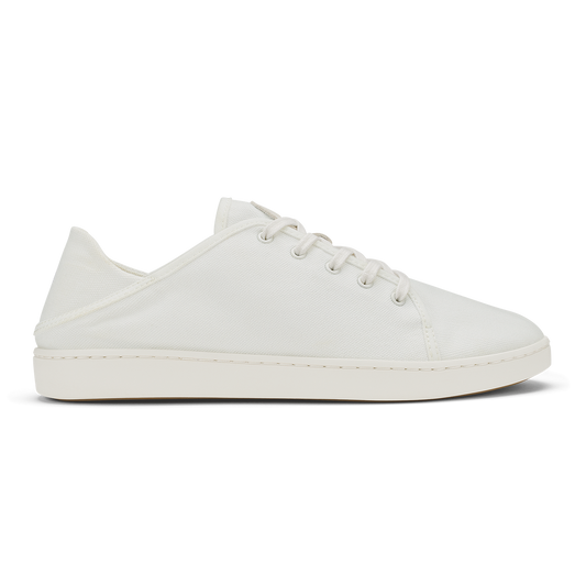 OluKai Latest | OluKai Pehuea Lī Canvas Women's Sneakers - Bright White