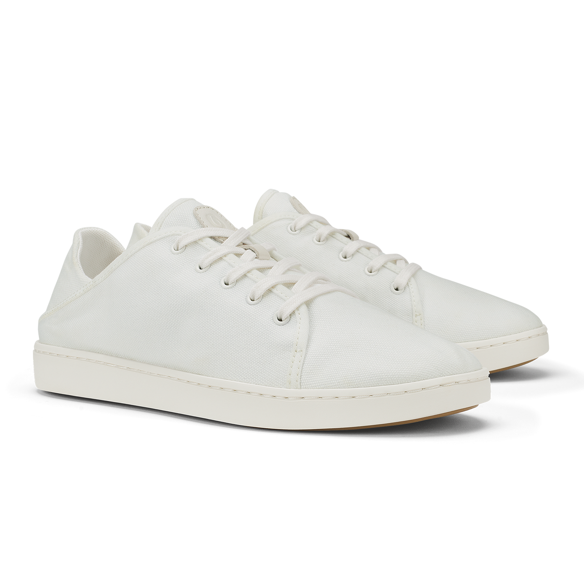 OluKai Latest | OluKai Pehuea Lī Canvas Women's Sneakers - Bright White