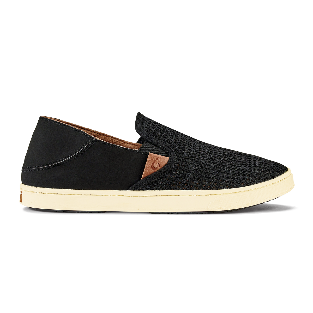 OluKai Customer Favorite | Pehuea Women's Breathable Slip-On Sneakers - Black