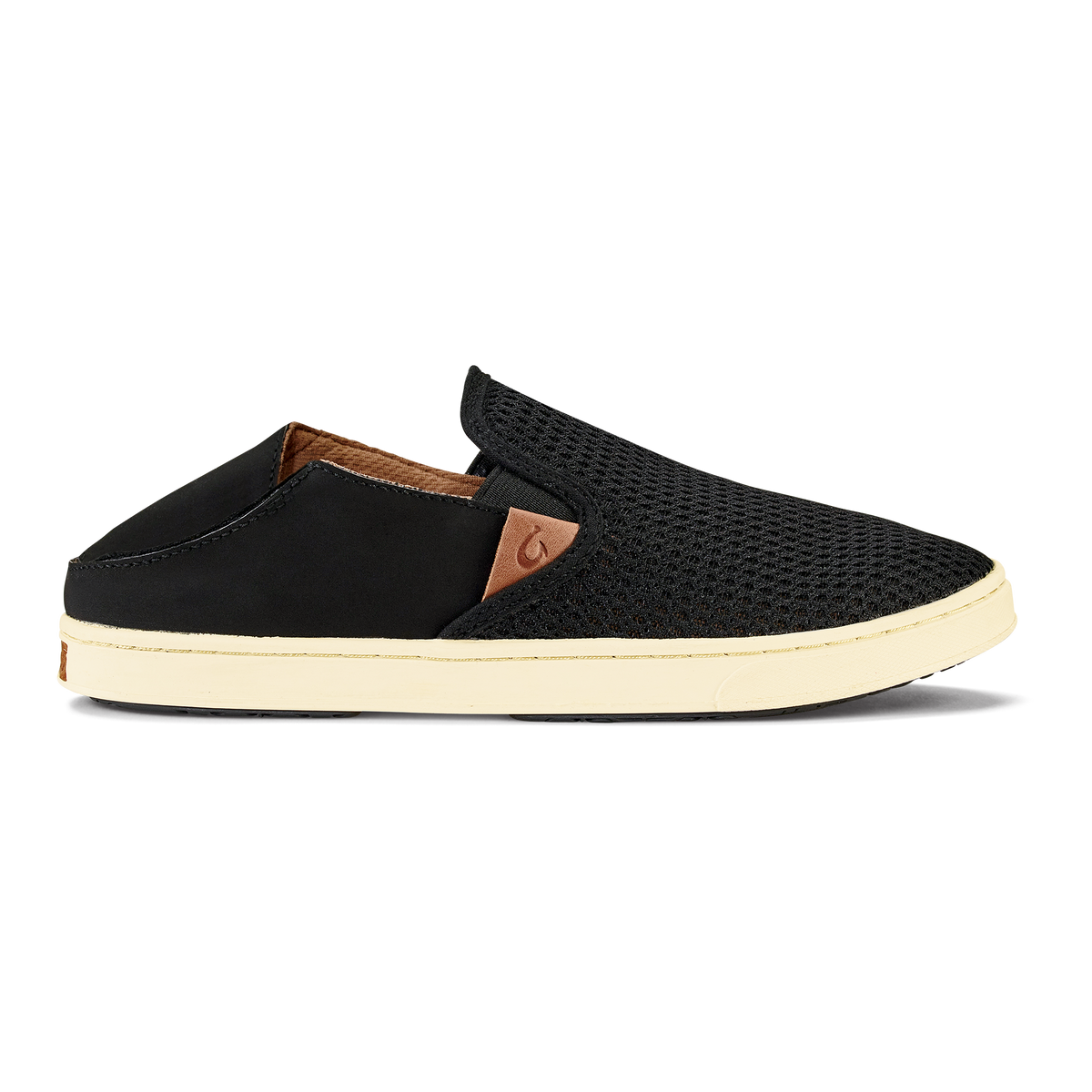 OluKai Customer Favorite | Pehuea Women's Breathable Slip-On Sneakers - Black