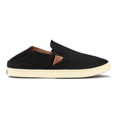 OluKai Customer Favorite | Pehuea Women's Breathable Slip-On Sneakers - Black