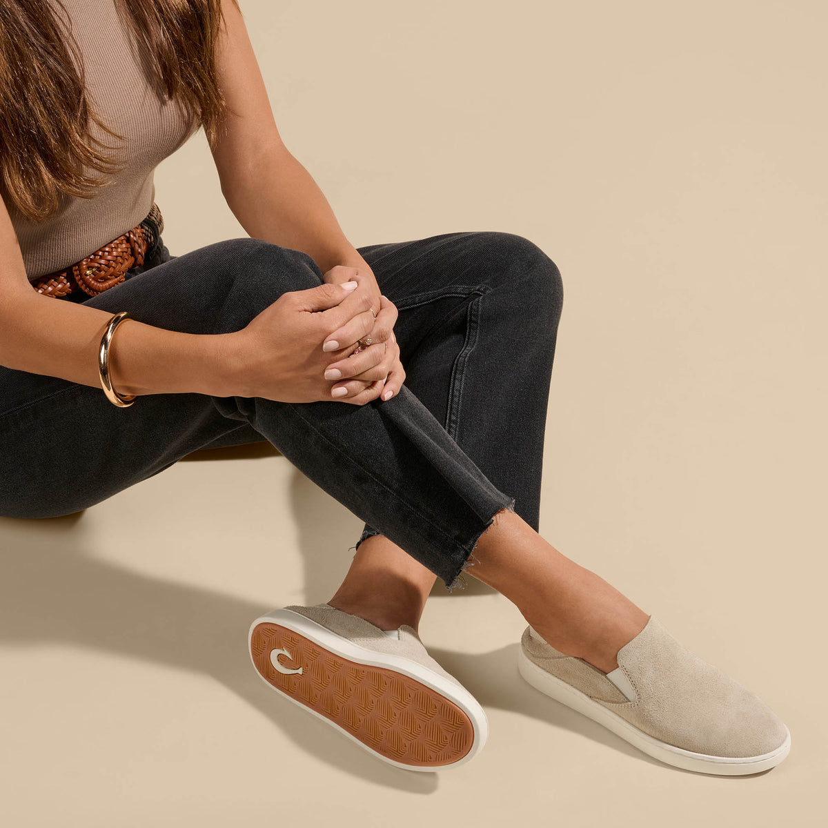 OluKai Hot Sale | Pehuea Luxe Women’s Suede Shoes - Tapa