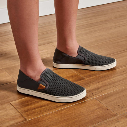 OluKai Best Price | Pehuea Women's Breathable Slip-On Sneakers - Pavement