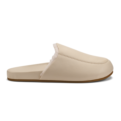 OluKai Featured | Kōnea Women’s Leather Slipper Mules - Bone