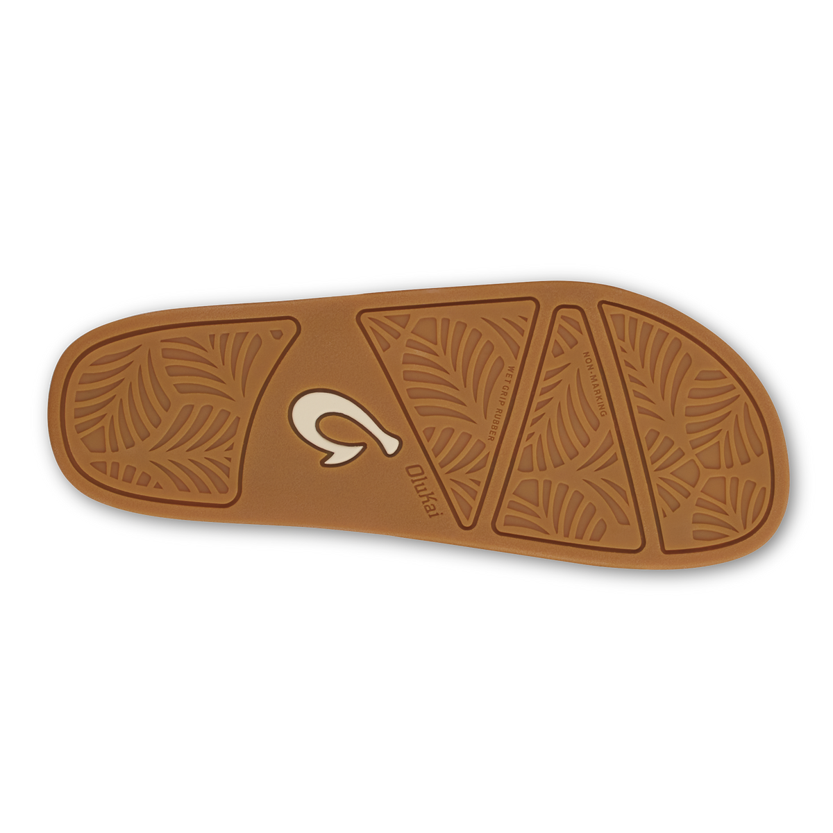 OluKai Classic | Hō‘ala Slide Women’s Slide Slipper Sandals - Tan / Puka