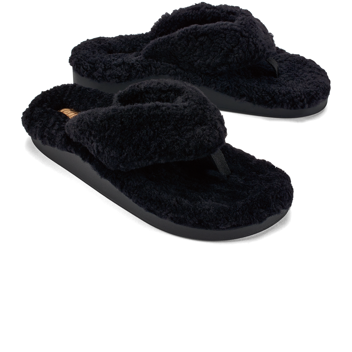 OluKai Best Price | Kīpe'a Heu Women‘s Flip Flop Slippers - Black
