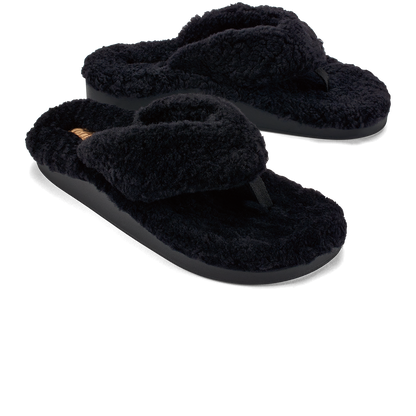 OluKai Best Price | Kīpe'a Heu Women‘s Flip Flop Slippers - Black