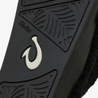 OluKai Best Price | Kīpe'a Heu Women‘s Flip Flop Slippers - Black