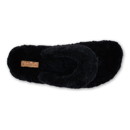OluKai Best Price | Kīpe'a Heu Women‘s Flip Flop Slippers - Black