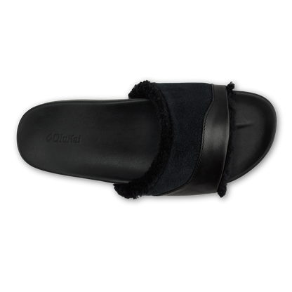 OluKai Deals | Hō‘ala Slide Women’s Slide Slipper Sandals - Black