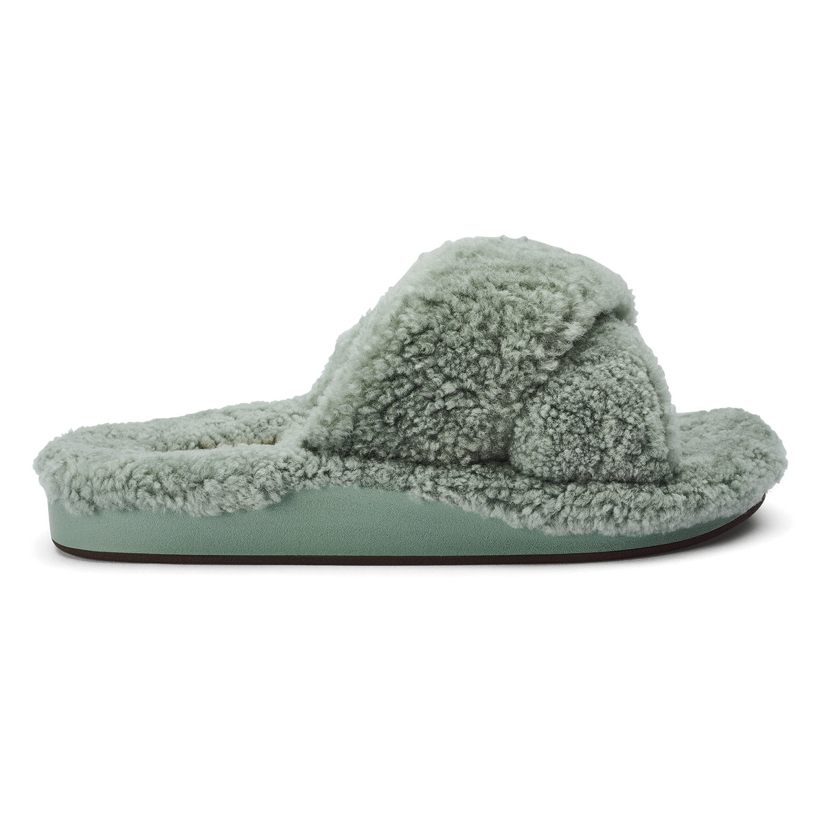 OluKai Classic | Hila Heu Women’s Slide Slipper Sandals - Muted Green
