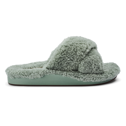 OluKai Classic | Hila Heu Women’s Slide Slipper Sandals - Muted Green