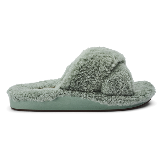 OluKai Classic | Hila Heu Women’s Slide Slipper Sandals - Muted Green
