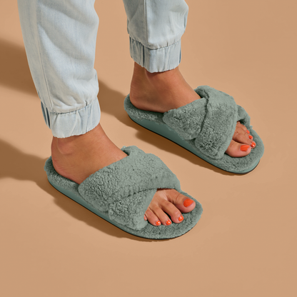 OluKai Classic | Hila Heu Women’s Slide Slipper Sandals - Muted Green