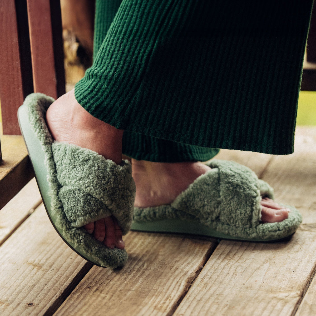 OluKai Classic | Hila Heu Women’s Slide Slipper Sandals - Muted Green