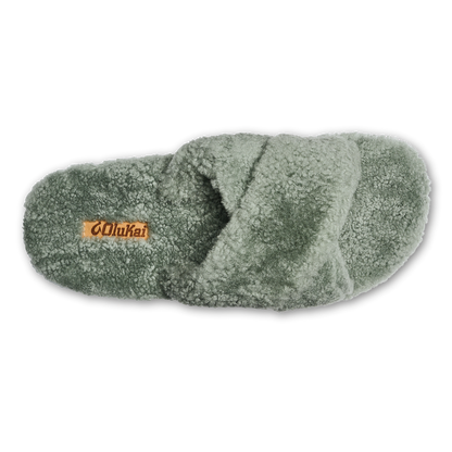 OluKai Classic | Hila Heu Women’s Slide Slipper Sandals - Muted Green