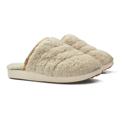 OluKai Exclusive | Pūpū Mua Women’s Shearling Mule Slipper - Tapa