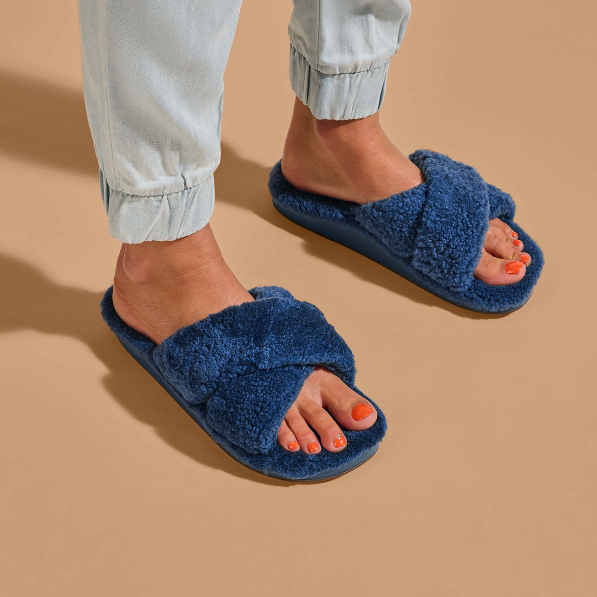 OluKai Deals | Hila Heu Women’s Slide Slipper Sandals - Moonlit Ocean