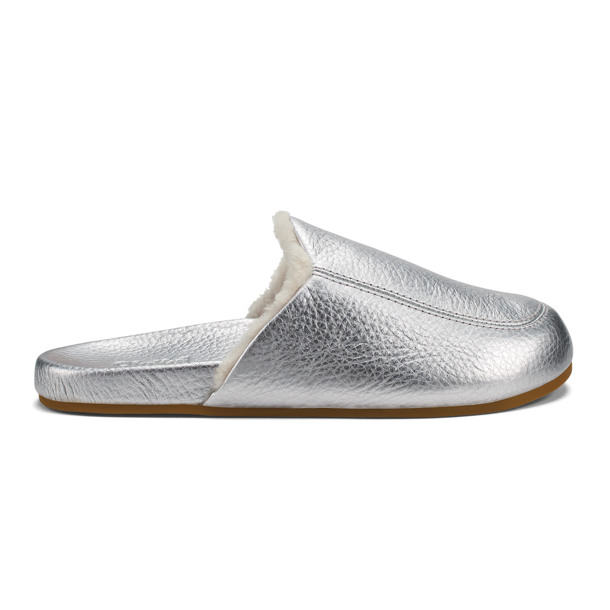 OluKai Best Seller | Kōnea Women’s Leather Slipper Mules - Silver