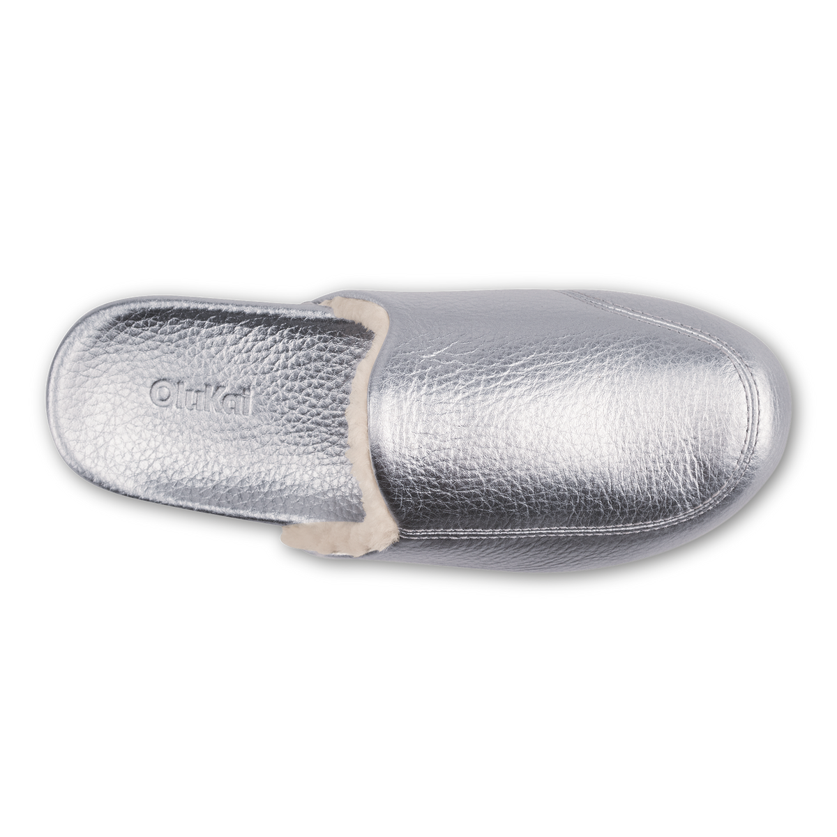 OluKai Best Seller | Kōnea Women’s Leather Slipper Mules - Silver