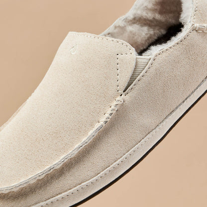 OluKai Hot Sale | Nohea Women's Leather Slippers - Bone